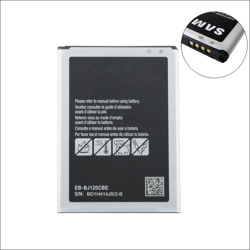 Batterie de remplacement pour Samsung Galaxy J1 2016 Duos/Express 3 (J120), EB-BJ120CBE EB-BJ120CBU EB-BJ120BBE Batterie de remplacement pour Samsung Galaxy J1 2016 Duos/Express 3 (J120), EB-BJ120CBE EB-BJ120CBU EB-BJ120BBE